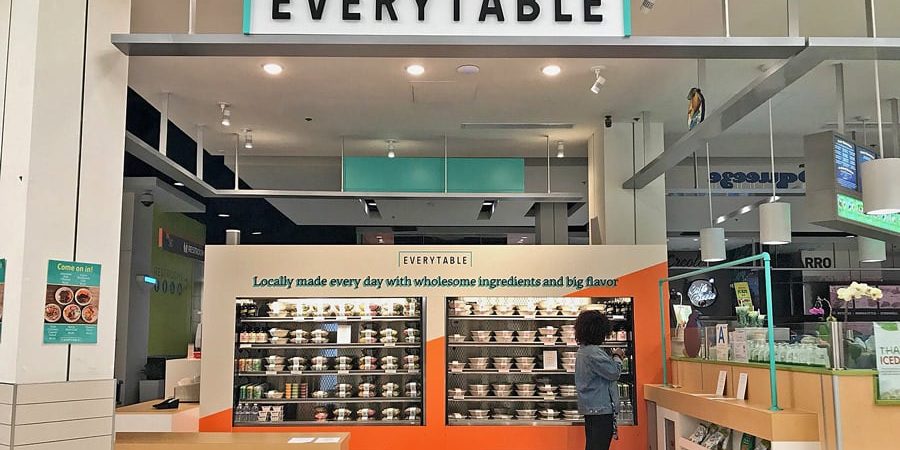 Interior of an Everytable restaurant